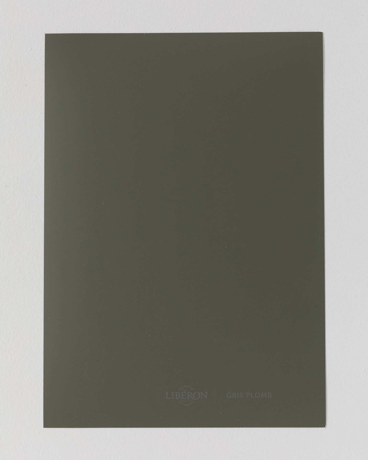 Échantillon de peinture Velours de Peinture Libéron, teinte Gris Plomb
