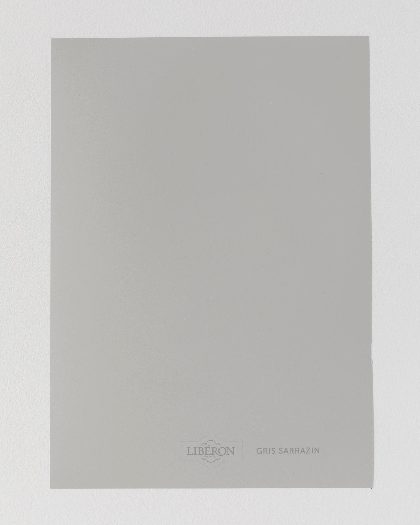 Échantillon de peinture Velours de Peinture Libéron, teinte Gris Sarrazin
