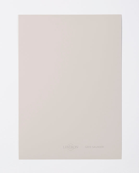 Échantillon de peinture Velours de Peinture Libéron, teinte Gris Saunier