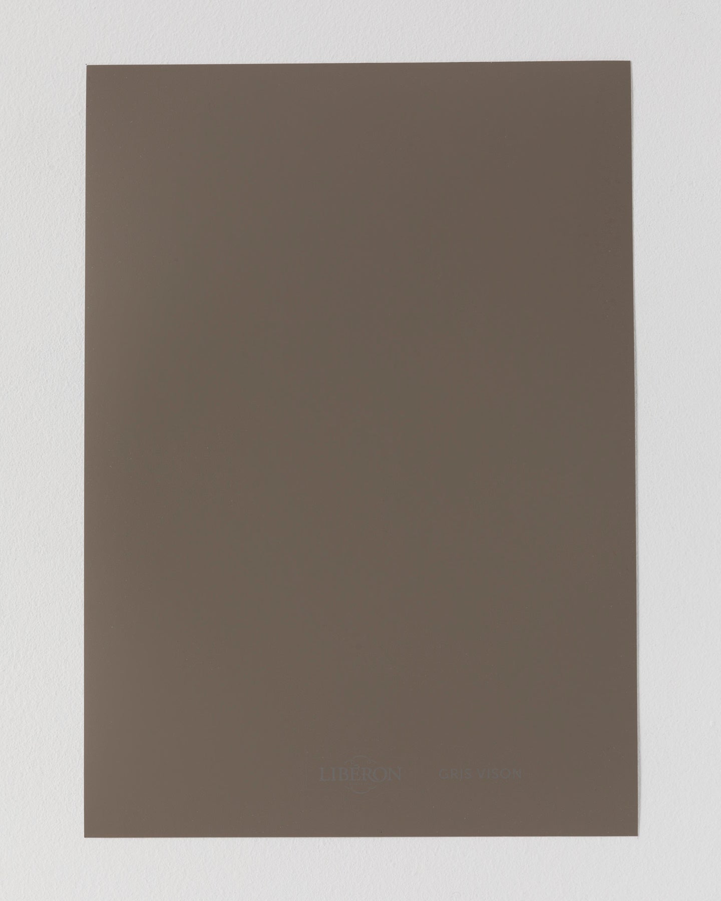 Échantillon de peinture Velours de Peinture Libéron, teinte Gris Vison
