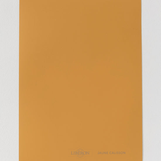Échantillon de peinture Velours de Peinture Libéron, teinte Jaune Calisson