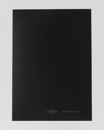 Échantillon de peinture Velours de Peinture Libéron, teinte Noir Smoking