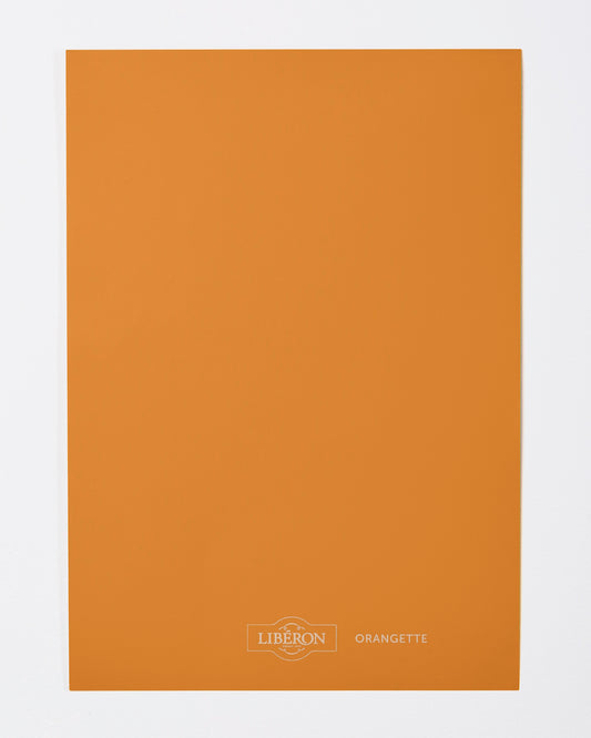 Échantillon de peinture Velours de Peinture Libéron, teinte Orangette