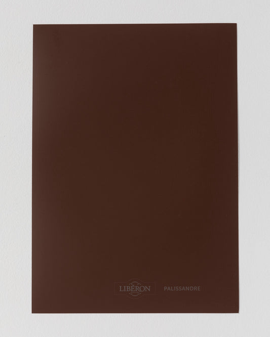 Échantillon de peinture Velours de Peinture Libéron, teinte Palissandre