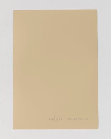 Échantillon de peinture Velours de Peinture Libéron, teinte Peau de Chamois