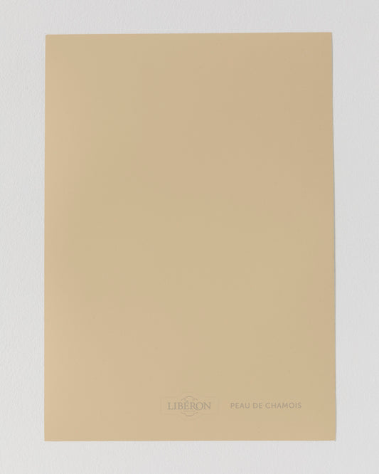 Échantillon de peinture Velours de Peinture Libéron, teinte Peau de Chamois