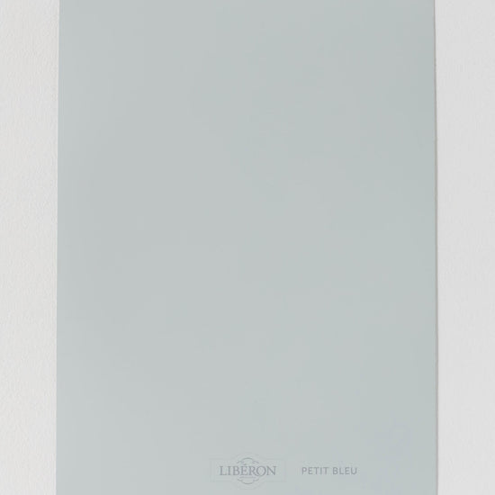 Échantillon de peinture Velours de Peinture Libéron, teinte Petit Bleu