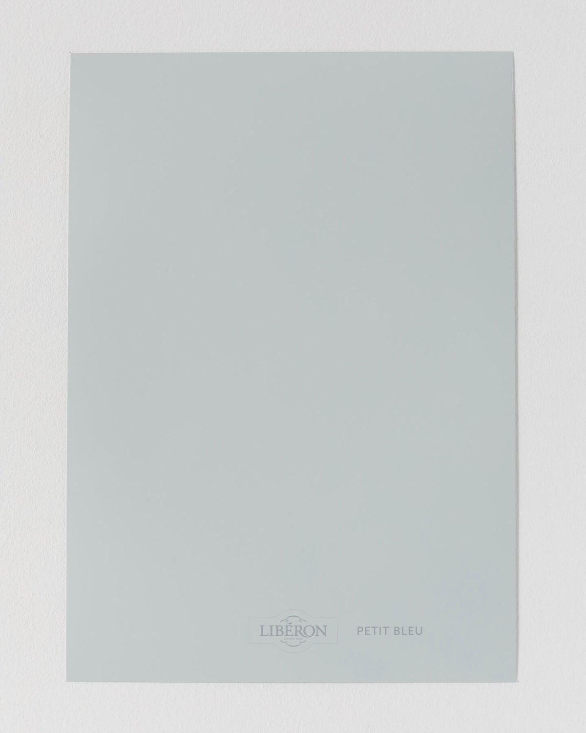 Échantillon de peinture Velours de Peinture Libéron, teinte Petit Bleu