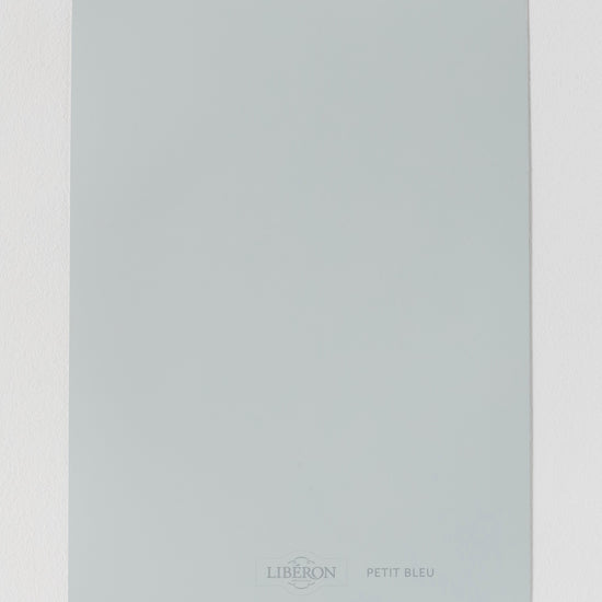 Échantillon de peinture Velours de Peinture Libéron, teinte Petit Bleu