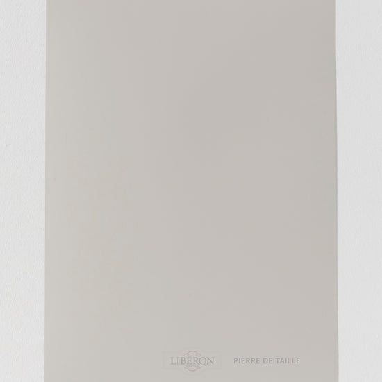 Échantillon de peinture Velours de Peinture Libéron, teinte Pierre de Taille