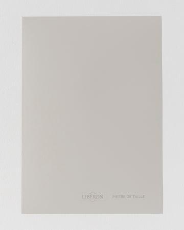 Échantillon de peinture Velours de Peinture Libéron, teinte Pierre de Taille