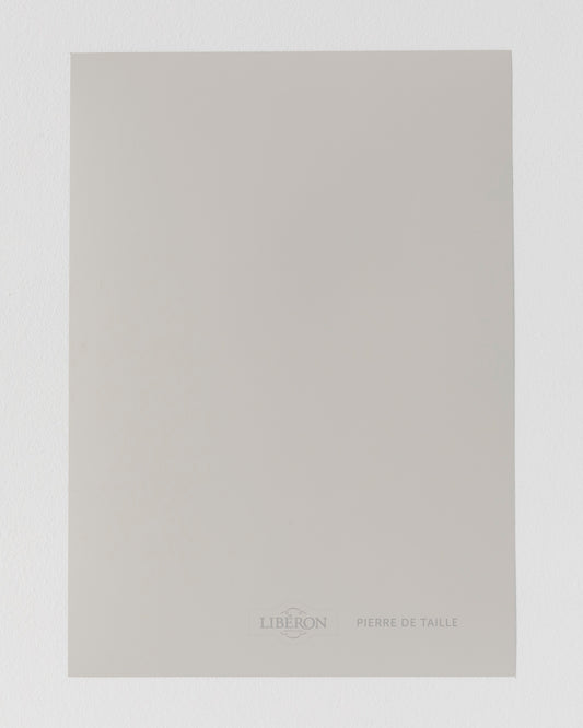 Échantillon de peinture Velours de Peinture Libéron, teinte Pierre de Taille