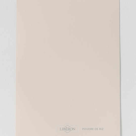 Échantillon de peinture Velours de Peinture Libéron, teinte Poudre de Riz