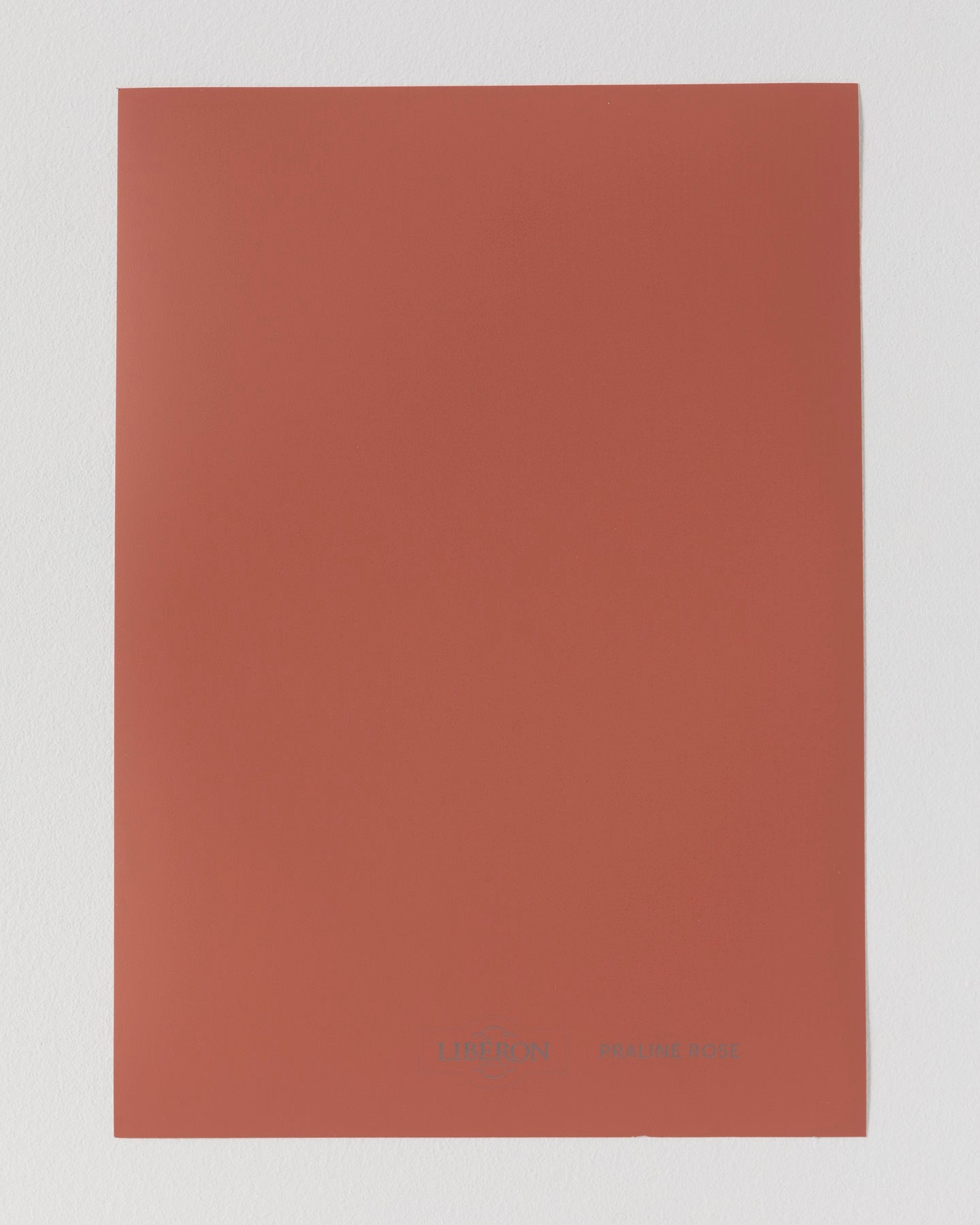 Échantillon de peinture Velours de Peinture Libéron, teinte Praliné Rose