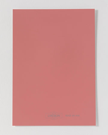 Échantillon de peinture Velours de Peinture Libéron, teinte Rose de Mai