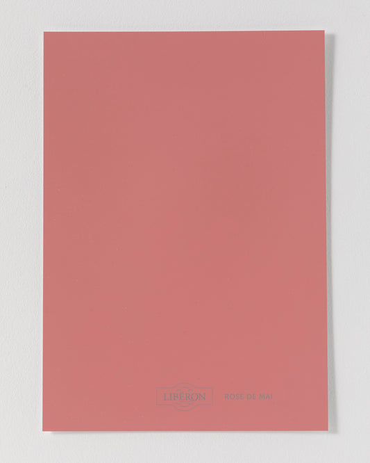 Échantillon de peinture Velours de Peinture Libéron, teinte Rose de Mai