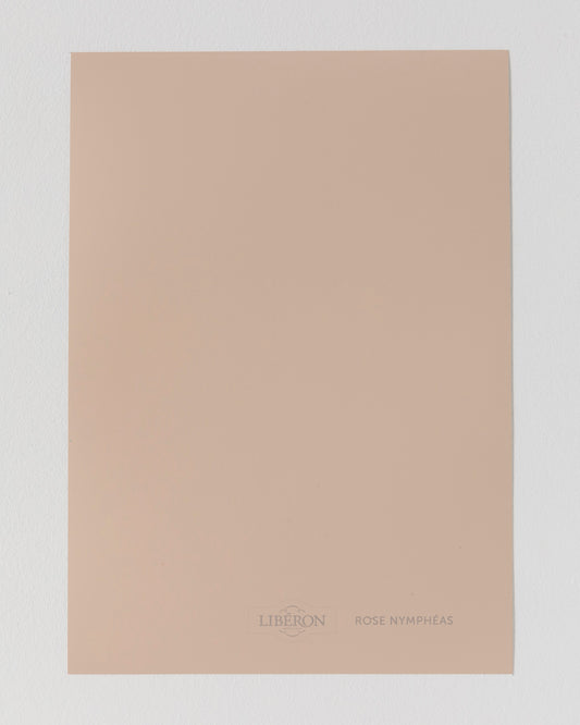 Échantillon de peinture Velours de Peinture Libéron, teinte Rose Nymphéas