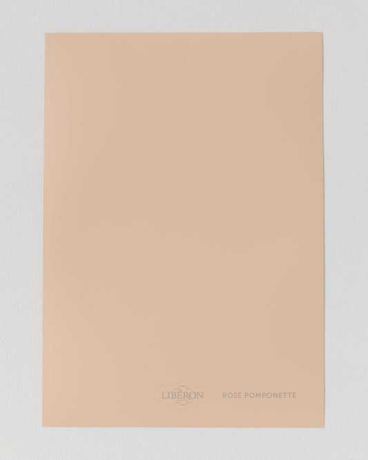 Échantillon de peinture Velours de Peinture Libéron, teinte Rose Pomponette