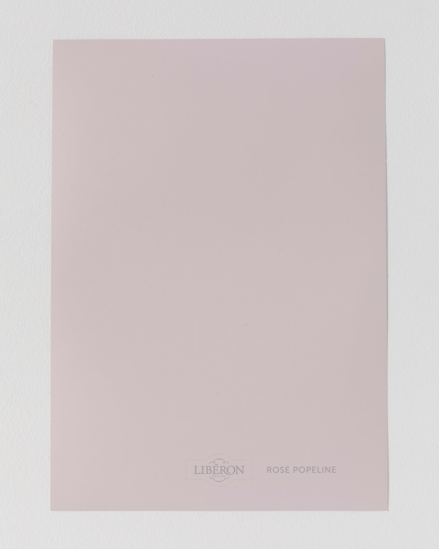 Échantillon de peinture Velours de Peinture Libéron, teinte Rose Popeline