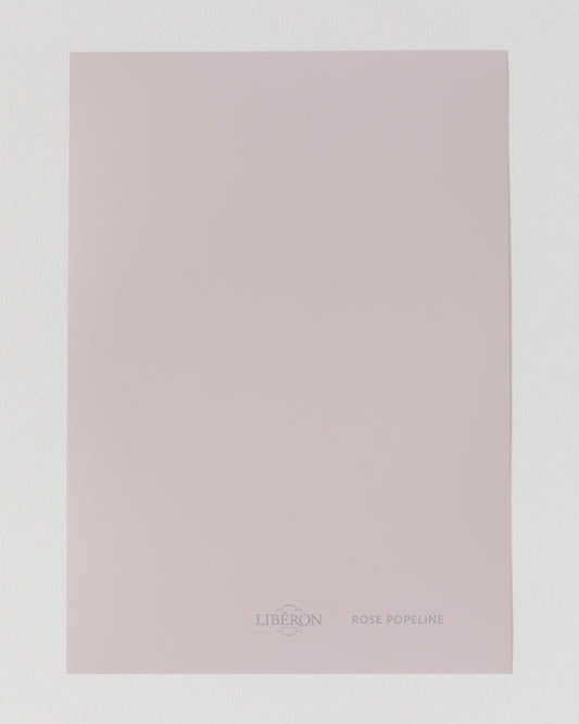 Échantillon de peinture Velours de Peinture Libéron, teinte Rose Popeline