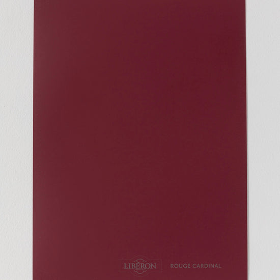 Échantillon de peinture Velours de Peinture Libéron, teinte Rouge Cardinal