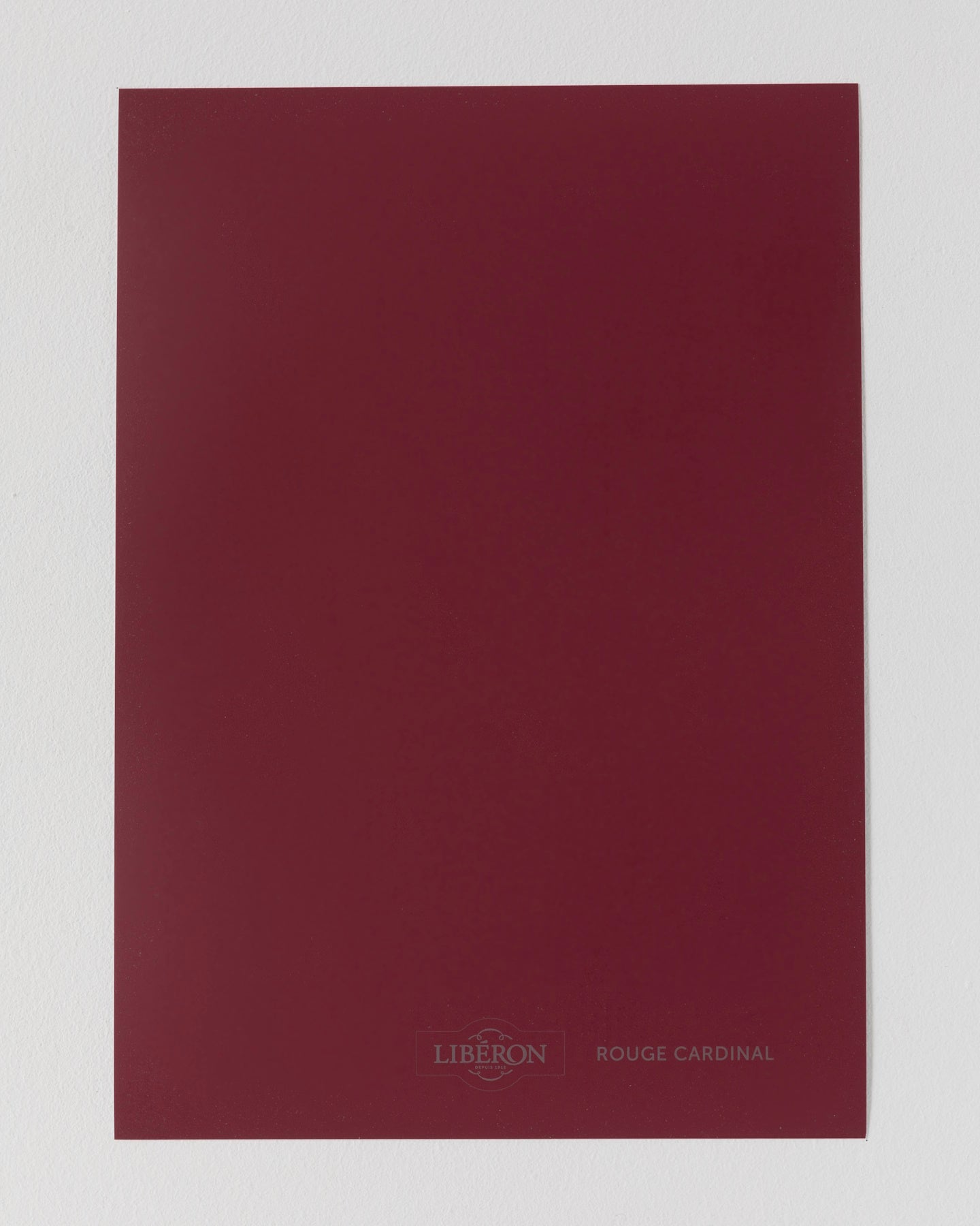 Échantillon de peinture Velours de Peinture Libéron, teinte Rouge Cardinal