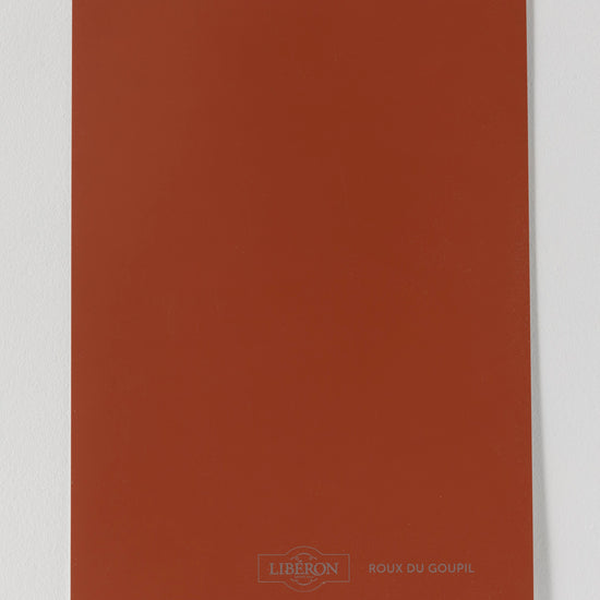 Échantillon de peinture Velours de Peinture Libéron, teinte Roux du Goupil