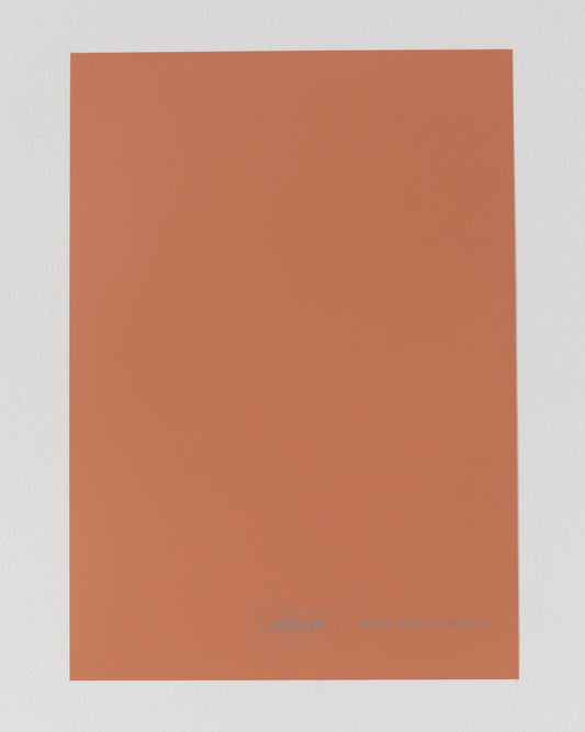 Échantillon de peinture Velours de Peinture Libéron, teinte Terre Cuite d'Anjou