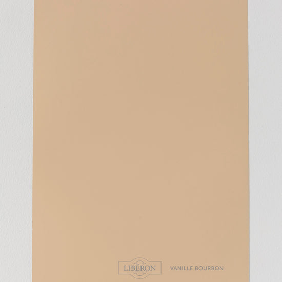 Échantillon de peinture Velours de Peinture Libéron, teinte Vanille Bourbon