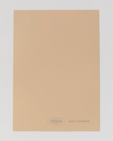 Échantillon de peinture Velours de Peinture Libéron, teinte Vanille Bourbon