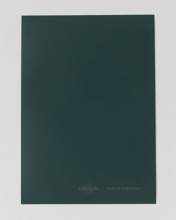 Échantillon de peinture Velours de Peinture Libéron, teinte Vert Aubusson