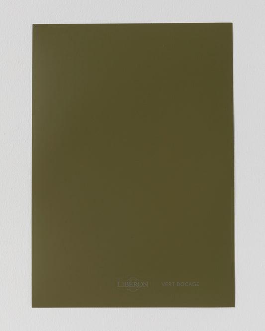 Échantillon de peinture Velours de Peinture Libéron, teinte Vert Bocage