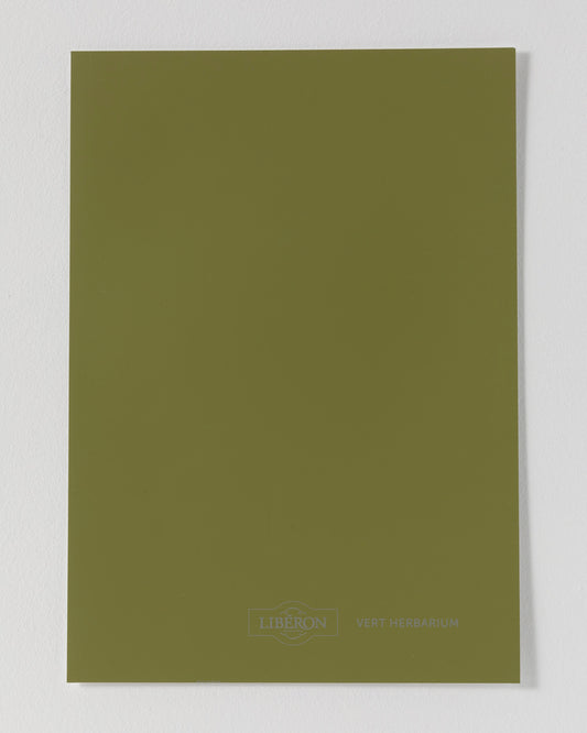 Échantillon de peinture Velours de Peinture Libéron, teinte Vert Herbarium