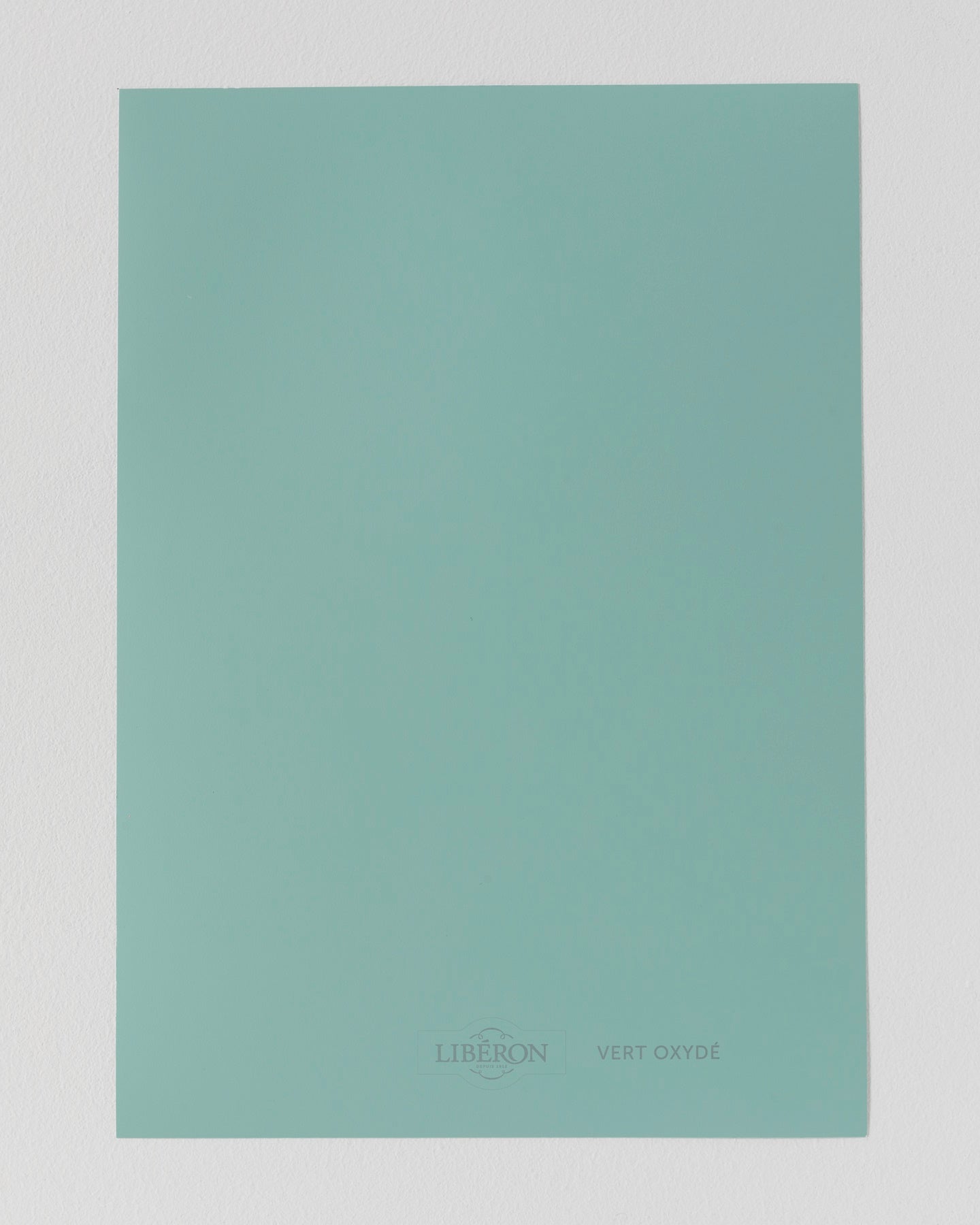 Échantillon de peinture Velours de Peinture Libéron, teinte Vert Oxydé