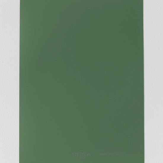 Échantillon de peinture Velours de Peinture Libéron, teinte Vert Potager