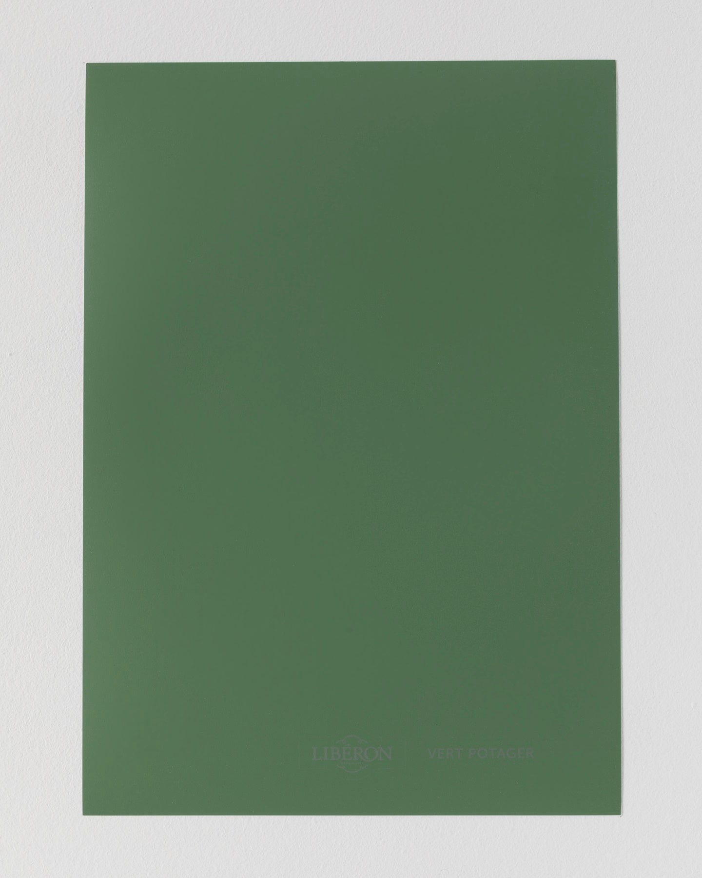 Échantillon de peinture Velours de Peinture Libéron, teinte Vert Potager