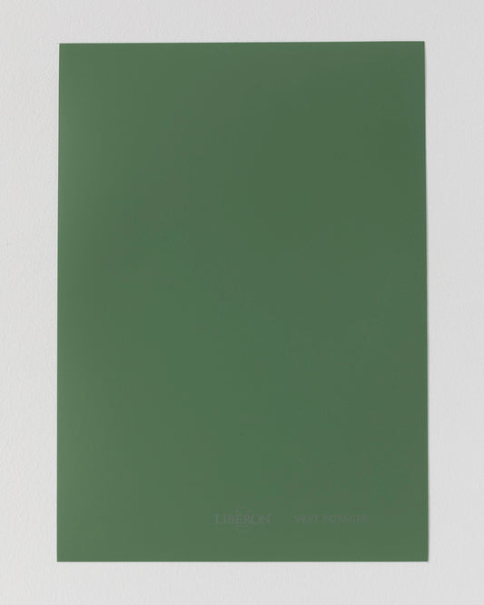 Échantillon de peinture Velours de Peinture Libéron, teinte Vert Potager