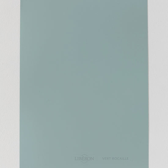 Échantillon de peinture Velours de Peinture Libéron, teinte Vert Rocaille