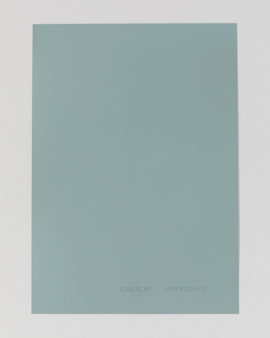 Échantillon de peinture Velours de Peinture Libéron, teinte Vert Rocaille