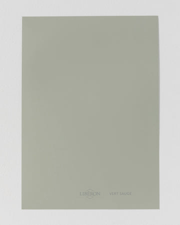 Échantillon de peinture Velours de Peinture Libéron, teinte Vert Sauge