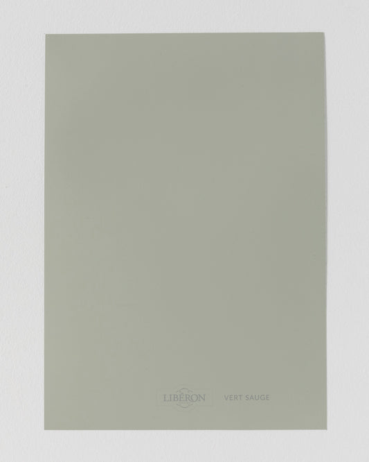 Échantillon de peinture Velours de Peinture Libéron, teinte Vert Sauge