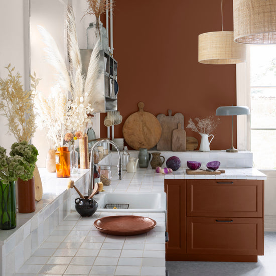 Ambiance - peinture-murs-velours-de-peinture-brun-cuir