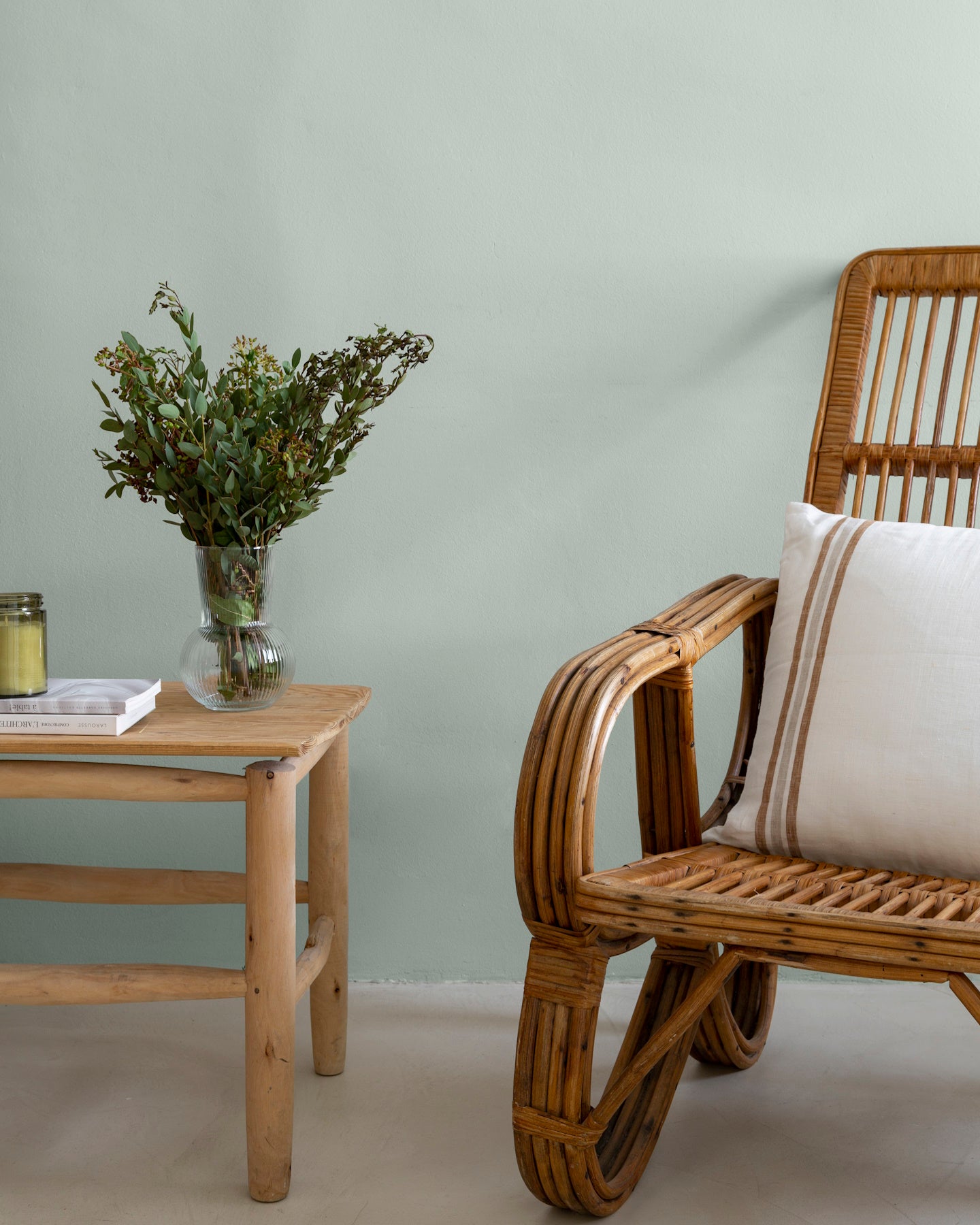 Ambiance - peinture-murs-velours-de-peinture-celadon