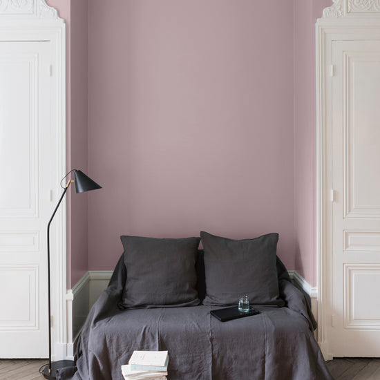 Ambiance - peinture-murs-velours-de-peinture-mauve-porte-des-lilas