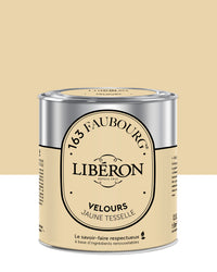 Pot de peinture murs Libéron 163 Faubourg, teinte Jaune Tesselle, finition velours.