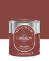 Pot de peinture murs Libéron 163 Faubourg, teinte Rouge Lyrique, finition velours.