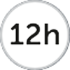 Pictogramme 12 heures de séchage
