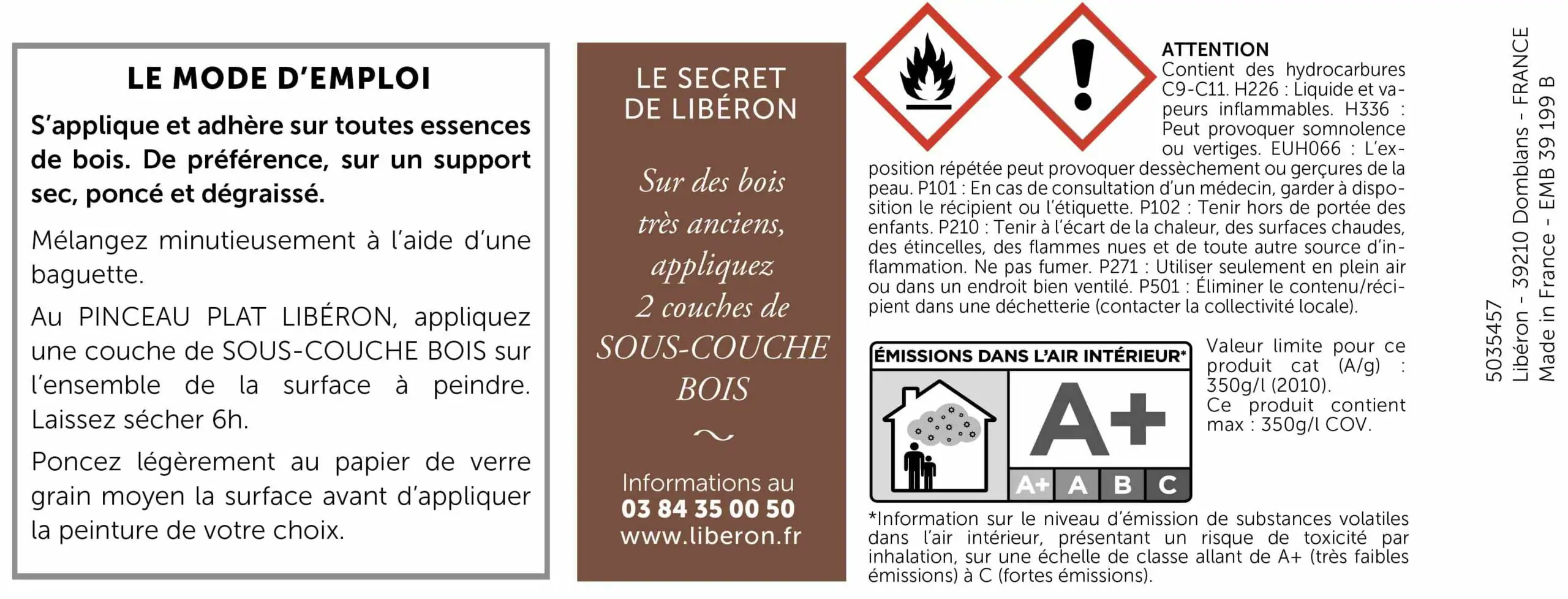 LA SOUS COUCHE BOIS TANNIQUES 0.5L