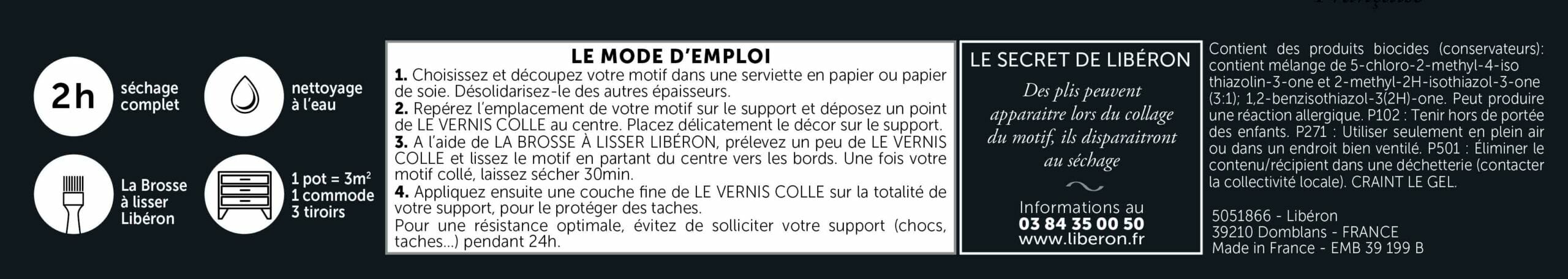 LE VERNIS COLLE 0.25L