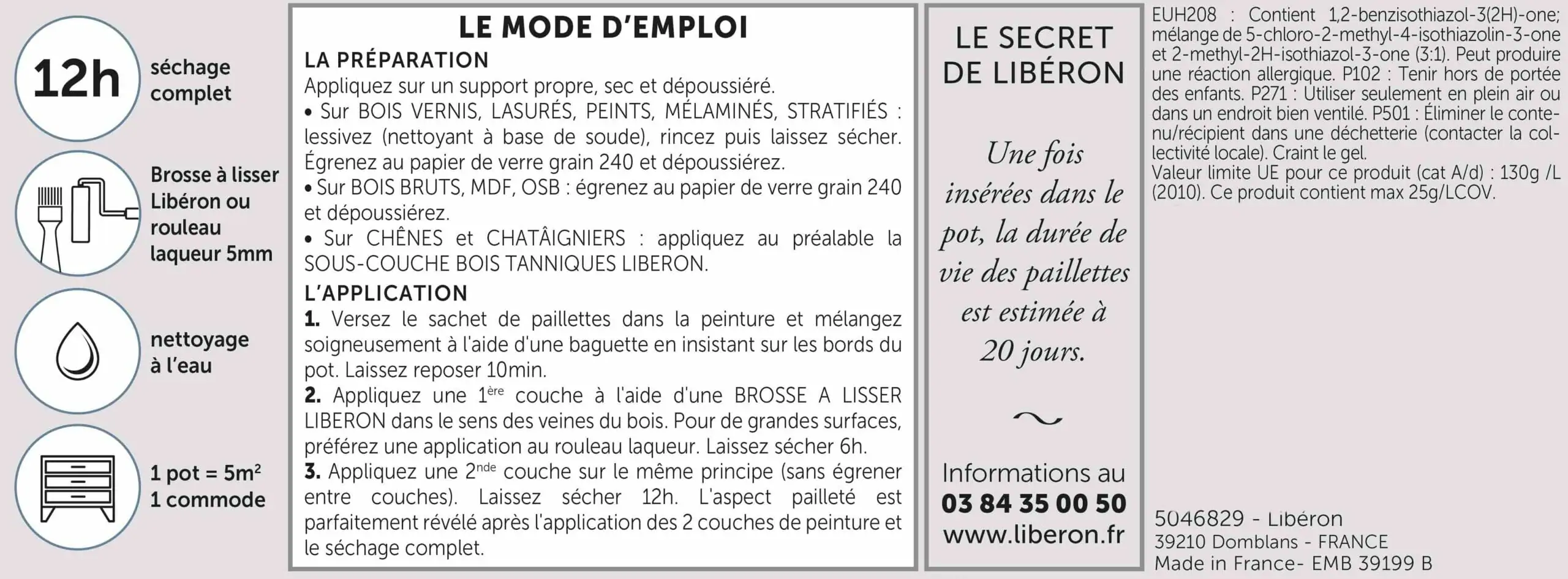 L'ECLAT PAILLETE 0.5L